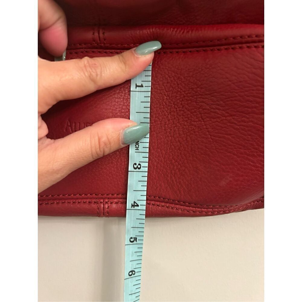 AllisonâScottâredâshoulderâbagâgenuineâleather - Picture 8 of 16